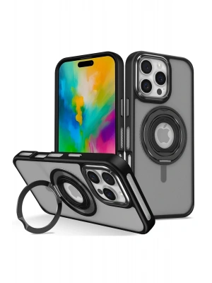 Joko iPhone 16 Pro Max Banza Magsafe Standlı Kapak - Siyah