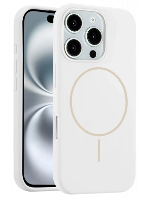 Joko iPhone 16 Pro Max Kılıf Jully Magsafe Kapak - Beyaz