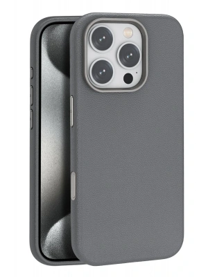 Joko iPhone 16 Pro Max Wonder Deri Magsafe Kapak - Titan Gri