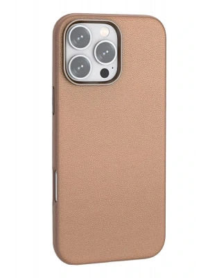 Joko iPhone 16 Pro Wonder Deri Magsafe Kapak - Bronz