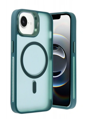 Joko iPhone 16E Flet Lens Magsafe Kapak - Koyu Yeşil