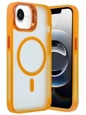 Joko iPhone 16E Flet Lens Magsafe Kapak - Turuncu
