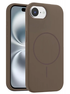 Joko iPhone 16E Kılıf Jully Magsafe Kapak - Kahverengi