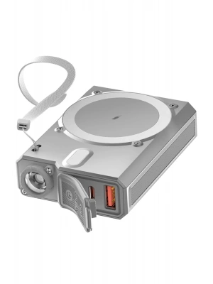 Joko J38 10.000 mAh 20W PD Led Işıklı Magsafe Powerbank - Gri