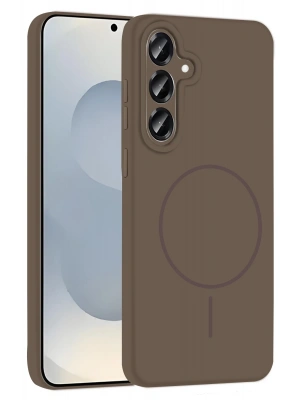 Joko Samsung Galaxy S23 FE Kılıf Jully Magsafe Kapak - Kahverengi
