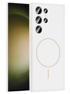 Joko Samsung Galaxy S23 Ultra Kılıf Jully Magsafe Kapak - Beyaz