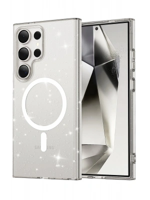 Joko Samsung Galaxy S23 Ultra Kılıf Star Magsafe Kapak - Şeffaf