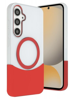 Joko Samsung Galaxy S24 FE Velar Magsafe Kapak - Kırmızı