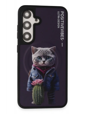 Joko Samsung Galaxy S24 Fun Magsafe Kapak - Derin Mor