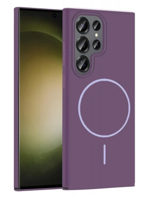 Joko Samsung Galaxy S24 Ultra Broş Magsafe Kapak - Mor