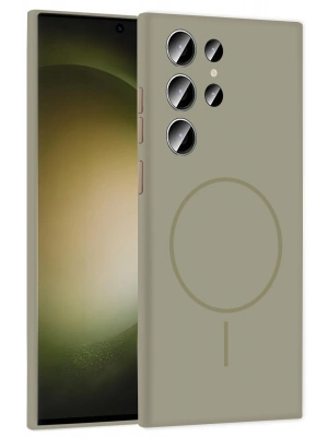 Joko Samsung Galaxy S24 Ultra Kılıf Jully Magsafe Kapak - Çöl Titanyum