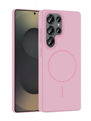 Joko Samsung Galaxy S25 Ultra Broş Magsafe Kapak - Pembe