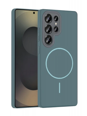 Joko Samsung Galaxy S25 Ultra Broş Magsafe Kapak - Turkuaz