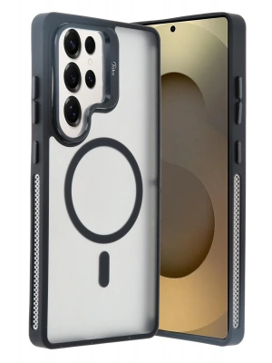 Joko Samsung Galaxy S25 Ultra Flet Lens Magsafe Kapak - Siyah