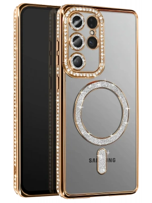 Joko Samsung Galaxy S26 Ultra Joke Simli Magneticsafe Kılıf - Gold