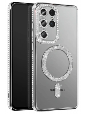 Joko Samsung Galaxy S26 Ultra Joke Simli Magneticsafe Kılıf - Gümüş