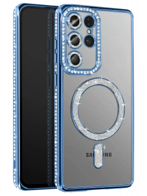 Joko Samsung Galaxy S26 Ultra Joke Simli Magneticsafe Kılıf - Mavi