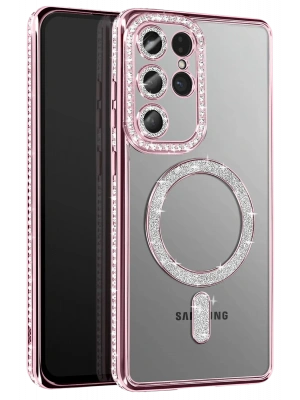 Joko Samsung Galaxy S26 Ultra Joke Simli Magneticsafe Kılıf - Pembe