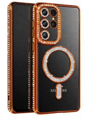 Joko Samsung Galaxy S26 Ultra Joke Simli Magneticsafe Kılıf - Turuncu