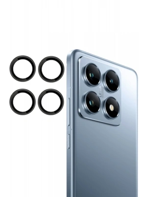 Joko Xiaomi Mi 14T Pro PVD Metal Kamera Lens - Siyah