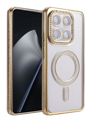 Joko Xiaomi Mi 15T Pro Joke Simli Magneticsafe Kılıf - Gold