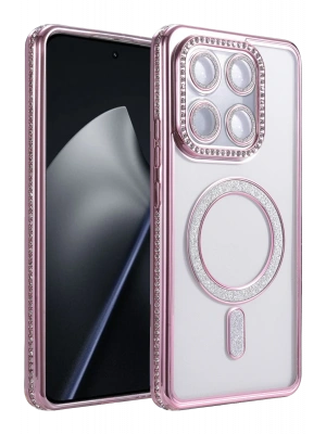 Joko Xiaomi Mi 15T Pro Joke Simli Magneticsafe Kılıf - Pembe