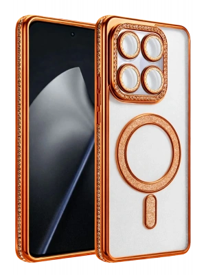 Joko Xiaomi Mi 15T Pro Joke Simli Magneticsafe Kılıf - Turuncu