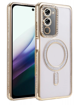 Joko Xiaomi Redmi 15 4G Joke Simli Magneticsafe Kılıf - Gold