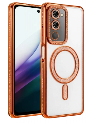 Joko Xiaomi Redmi 15 4G Joke Simli Magneticsafe Kılıf - Turuncu