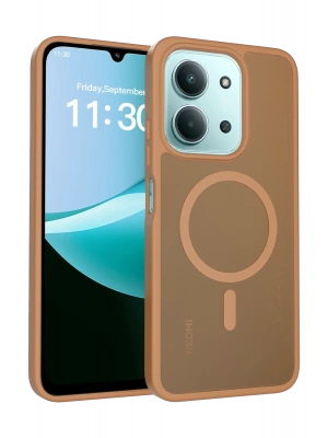 Joko Xiaomi Redmi 15C 4G Jota Magsafe Kapak - Çöl Titanyum