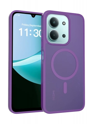 Joko Xiaomi Redmi 15C 4G Jota Magsafe Kapak - Derin Mor