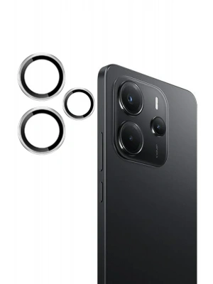 Joko Xiaomi Redmi Note 14 4G PVD Metal Kamera Lens - Gümüş