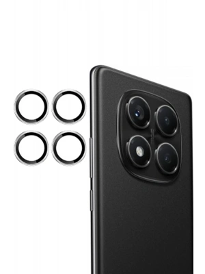 Joko Xiaomi Redmi Note 14 Pro 4G PVD Metal Kamera Lens - Gümüş