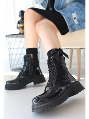 Josse Siyah Rugan Bağcıklı Bot