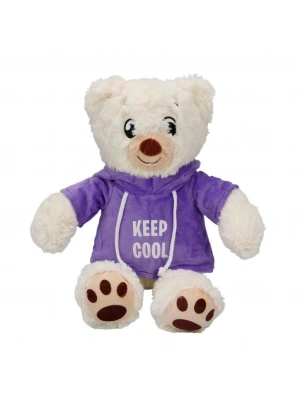 Kapşonlu Peluş Ayı 30 cm.