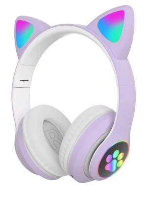 Karler Bass STN28 Kablosuz Kedi Kulaklık - Lila