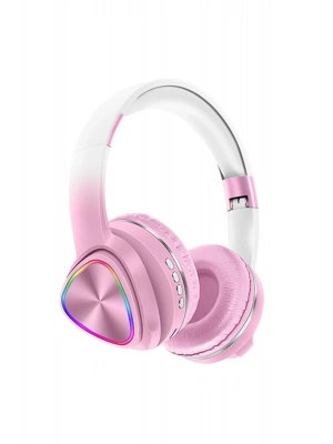 Karler Bass Tune 650 BT RGB Kablosuz Kafaüstü Kulaklık - Pembe