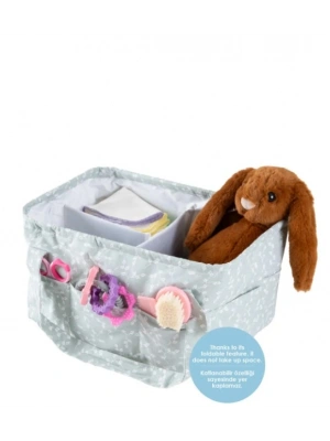 Katlamalı Anne & Bebek Organizer 795 Yeşil Çiçek
