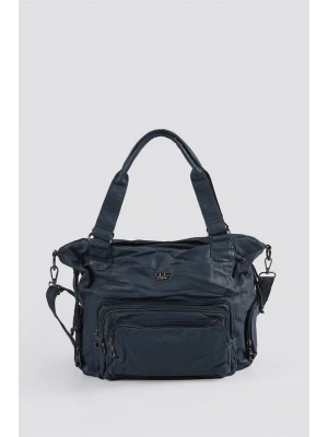 Katti Mavi Cilt Omuz Çantası