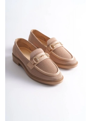 KB-021 Kuback Nut Triko G Toka  Günlük Kadın Ayakkabı