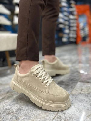 KB-702 Kuback Bej Süet Günlük Erkek Ayakkabı