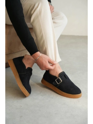 KB-KX1 Kuback Lacivert Kahve Taban Kürklü Günlük Erkek Ayakkabı