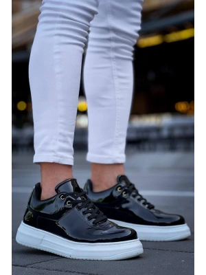 KB-X20 Kuback Siyah Rugan  Günlük Erkek Ayakkabı