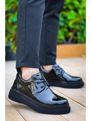 KB-X3  Kuback  Siyah Rugan Siyah Taban  Bağcıklı  Günlük Erkek  Ayakkabı