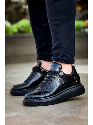 KB047  Kuback Kömür Crocodile Günlük Erkek  Ayakkabı