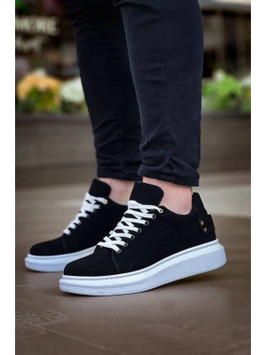 KB047  Kuback Siyah Süet Günlük Erkek  Ayakkabı