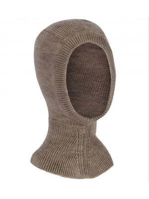 Kışlık Tam Kalıp Boğazlı Dokuma Triko Bere - Vizon