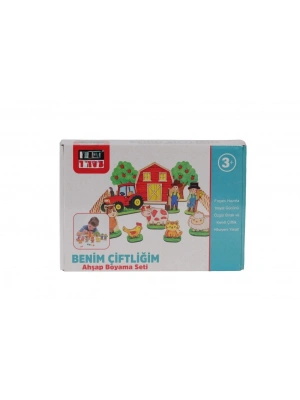 KM5898 BENİM ÇİFTLİĞİM AHŞAP BOYAMA SETİ