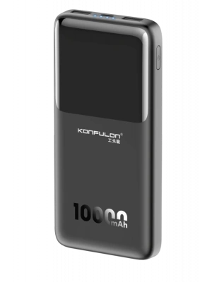 Konfulon A35 10.000 mAh 15W Mini Powerbank - Siyah