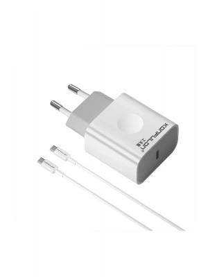 Konfulon C69D 20W + 1M 18W DC15 Type-C to Type-C Kablolu PD Şarj Cihazı